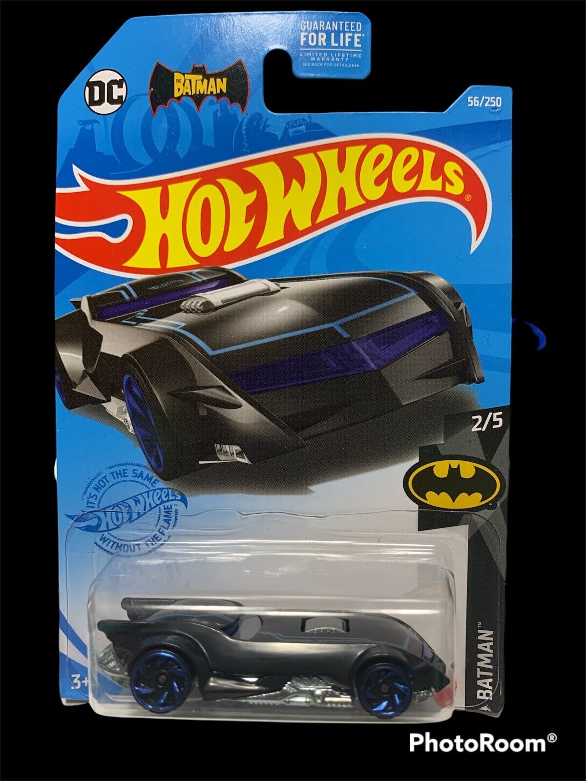 Hot Wheels The Batman Batmobile Black #56 56/250 2021 Batman 2/5