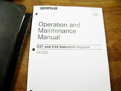 CAT Caterpillar C27 C32 INDUSTRIAL ENGINE PARTS OPERATION AND MAINTENANCE MANUAL