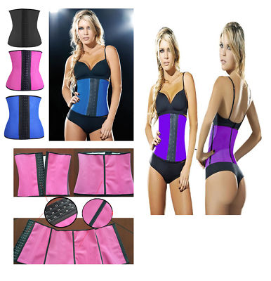 Taillen Korsett Corsage Damen Waist Trainer Bauchweggürtel Mieder Shaper Girdles