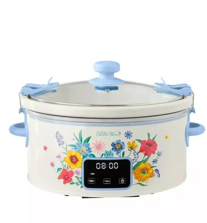 The Pioneer Woman 6 Qt Digital Slow Cooker with Locking Lid Brilliant Blooms NIB
Opens in a new wind