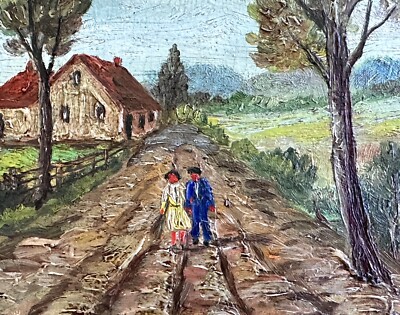 Arthur Weindorf oil painting The Old Road   Long Island New York