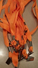 Neck Lanyard Strap ID Badge Holder Lot of 10