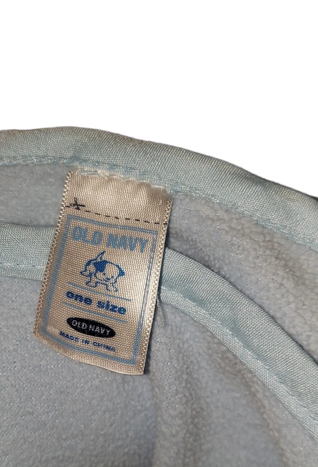 Manta de bebé Old Navy Blue Frog Fleece Lovey 2006 Foto 3 de 3