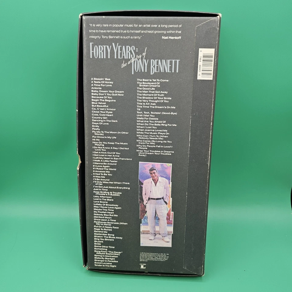 Forty Years of the Artistry of Tony Bennett - 4 Cassett Box Set in Long Box VG+ - Image 2 of 4