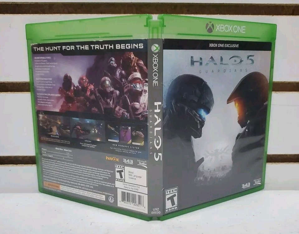 Xbox One Halo 5 Guardians 1TB LE Console, Box & More, Tested *READ, No