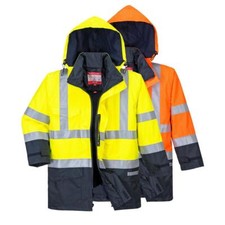 Portwest Bizflame Rain Hi-Vis Constrast FR Jacket Waterproof S779