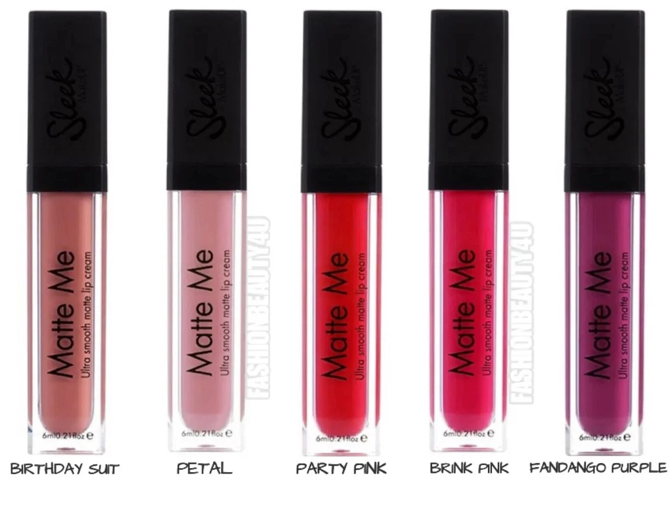 Sleek MakeUP Matte Me Liquid Lipstick Ultra Smooth Lip Cream 6ml ☆ Choose Color - Image 3 of 4