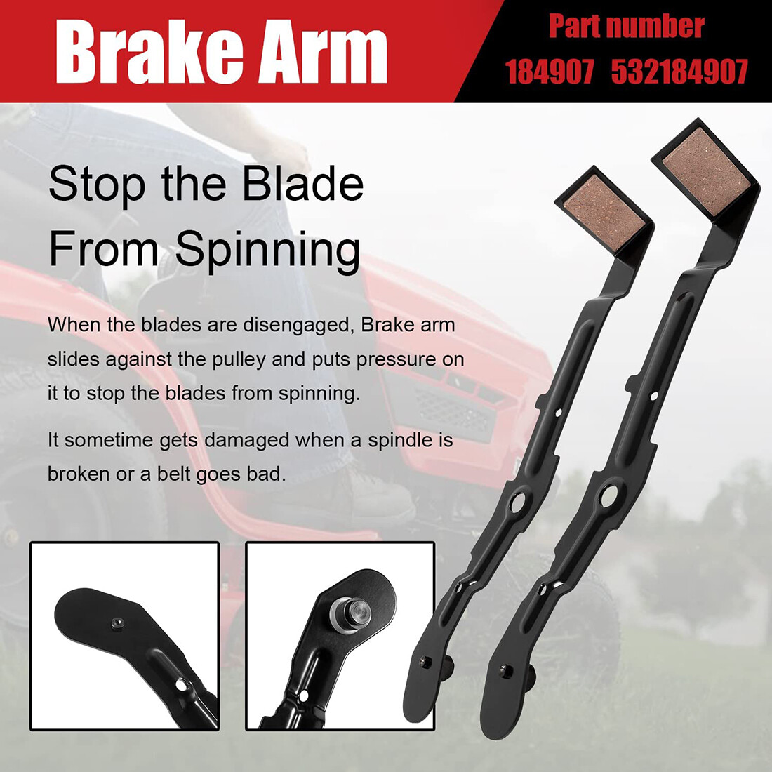 155046 Arm Bracket Roller Cam Kit for 42