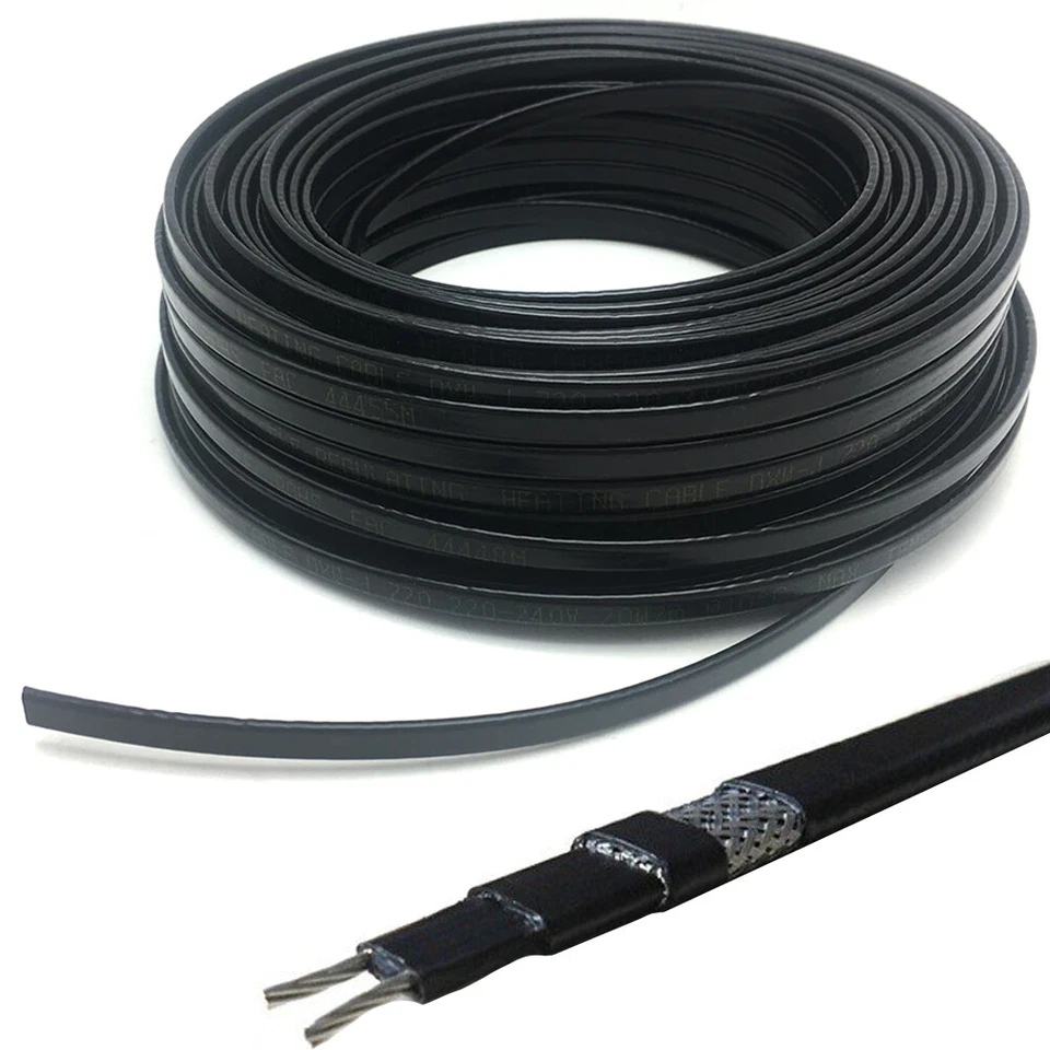 CABLE CALEFACTOR 230V anticongelante tubo calefacción auxiliar línea calefactora autorregulable ⭐⭐⭐⭐⭐ - Imagen 2 de 4