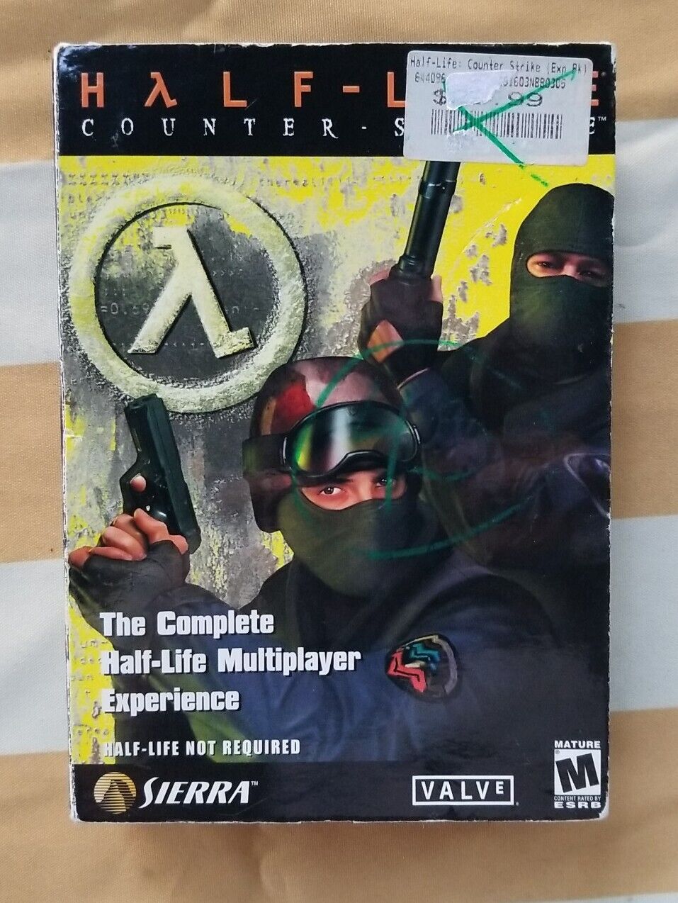 SIERRA COUNTER STRIKE CONDITION ZERO WITH HALF LIFE PC CD ROM GAME RITUAL  VALVE