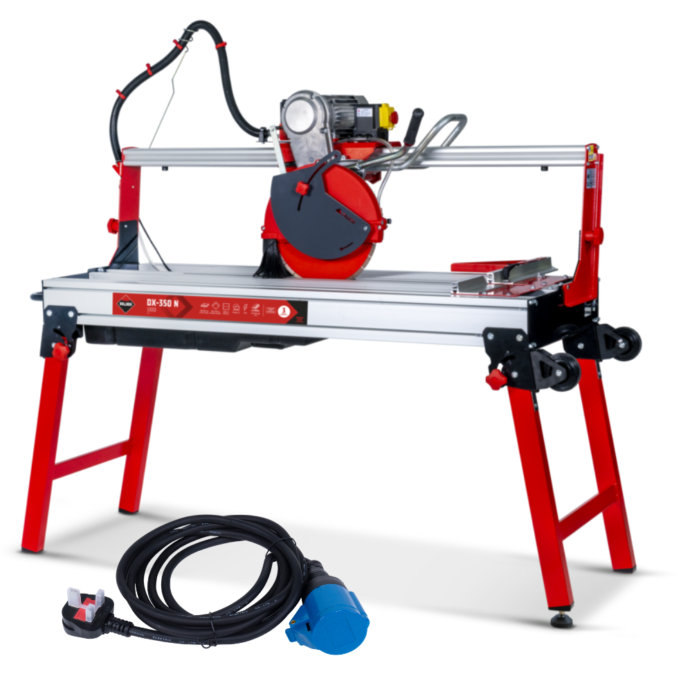 Rubi DX-350-N 1000 Laser & Level Wet Saw - 230v - Zero Dust - 52905