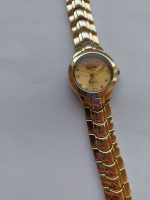 Cyprea Damen Armbanduhr Farbe Gold Quarz