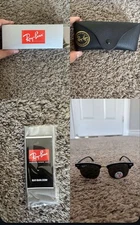 Ray-Ban RB3916 Clubmaster Square 1303/31 52[]21 145 3N Sunglasses 52mm 🔥NEW🔥