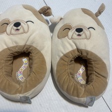 Squishmallows Original Plush Slippers Size6-7 Puppy Dogs