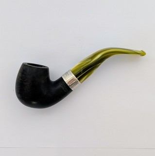 Peterson Atlantic 221 Smooth Briar Engraved Atlantic Green Acrylic Mouthpiece