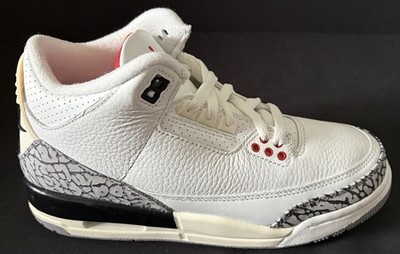 Nike Air Jordan 3 Retro White Cement Reimagined Sz 6y DM0967-100 B-Grade New
