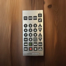 Living Solutions Remote Control Gray Jumbo Universal Large Buttons Tested Works