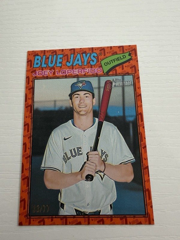 2026 Topps Heritage - Joey Loperfido Color Of The Year 33/77 🔥🔥🔥🔥