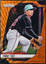 2025 Panini Prizm - Orange Wave Prizms #164 Tommy Troy /49 Baseball NM