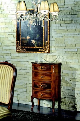 Holz Italienische Stil Möbel Luxus rtv Braune Kommode Stil Barock Antik Stil Neu - Bild 1 von 4