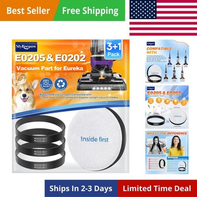 E0205 Vacuum Belt Part Compatible with Eureka PowerSpeed Lightweight Vacuum C...
