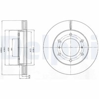2X Delphi Bremsscheibe BG4229 FüR Pajero Mitsubishi 4 3 Canvas Top 2 Van Tdi 4WD