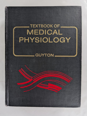 Vintage Textbook of Medical Physiology Hardcover Book Sixth Edition 1981 Guyton