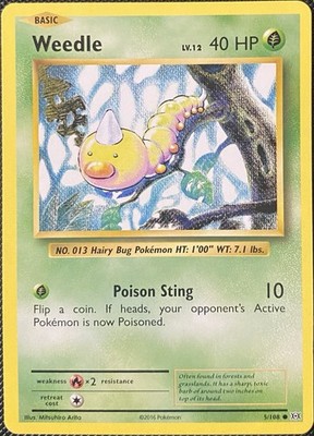 Weedle 5/108 Evolutions Regular - Pokémon