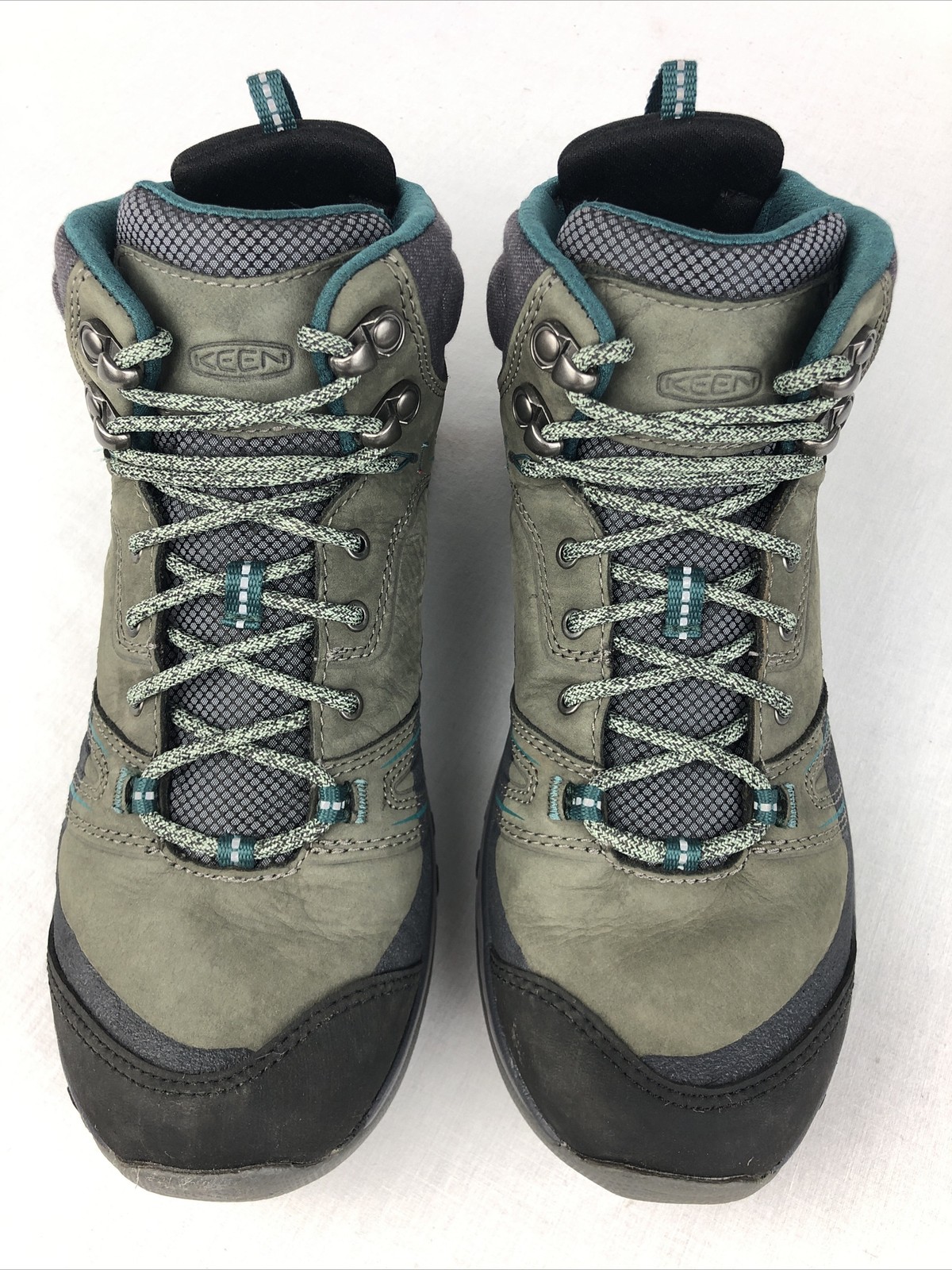 Scarpe stivali da trekking KEEN Terradora donna taglia 9 metà pelle asciutta impermeabile grigio