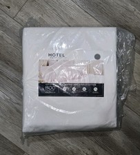 Hotel Signature 800 Thread Count Cotton 6-Piece Sheet Set Full White NEW
