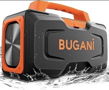 BUGANI Bluetooth Speakers M118, 80W Powerful Portable Wireless Speaker IPX7