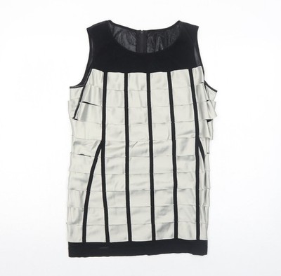 Schwarze Basic-Bluse Damen UK Größe 14 von Next