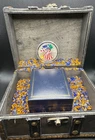 2000 Custom Hand Painted $1 American Silver Eagle Coin BU Capsule COA Box Rare!
