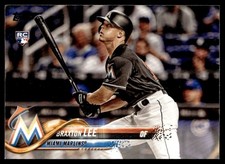 2018 Topps Update Braxton Lee Rookie Miami Marlins #US196