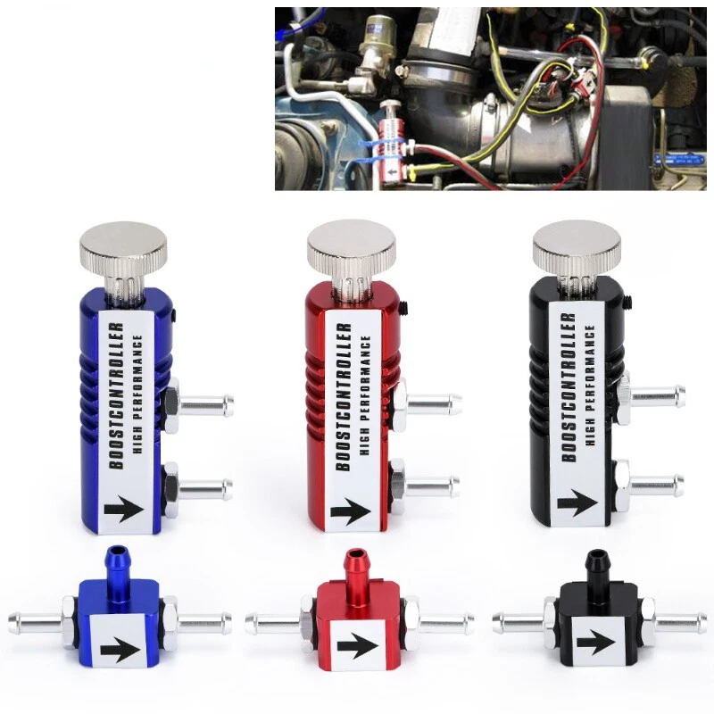 1-30psi Manual Turbo Charger Boost Controller Control with Vacuum Hose Blue Foto 2 de 4
