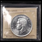 1949 $1 ICCS MS65 Blast White Matthew Ship Commemorative Silver Dollar Canada