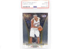 2015-16 Panini Select Courtside #300 LeBron James Cleveland Cavaliers PSA 10