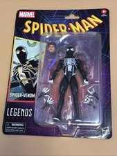 Spider-Man Marvel Legends Retro Cardback Spider-Venom 6  Action Figure Sealed