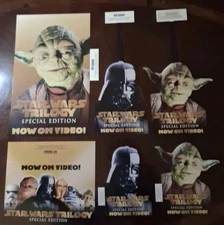 Star Wars Trilogy (Special Edition) store Displays-1997 unused -Rare-(lot of 6)