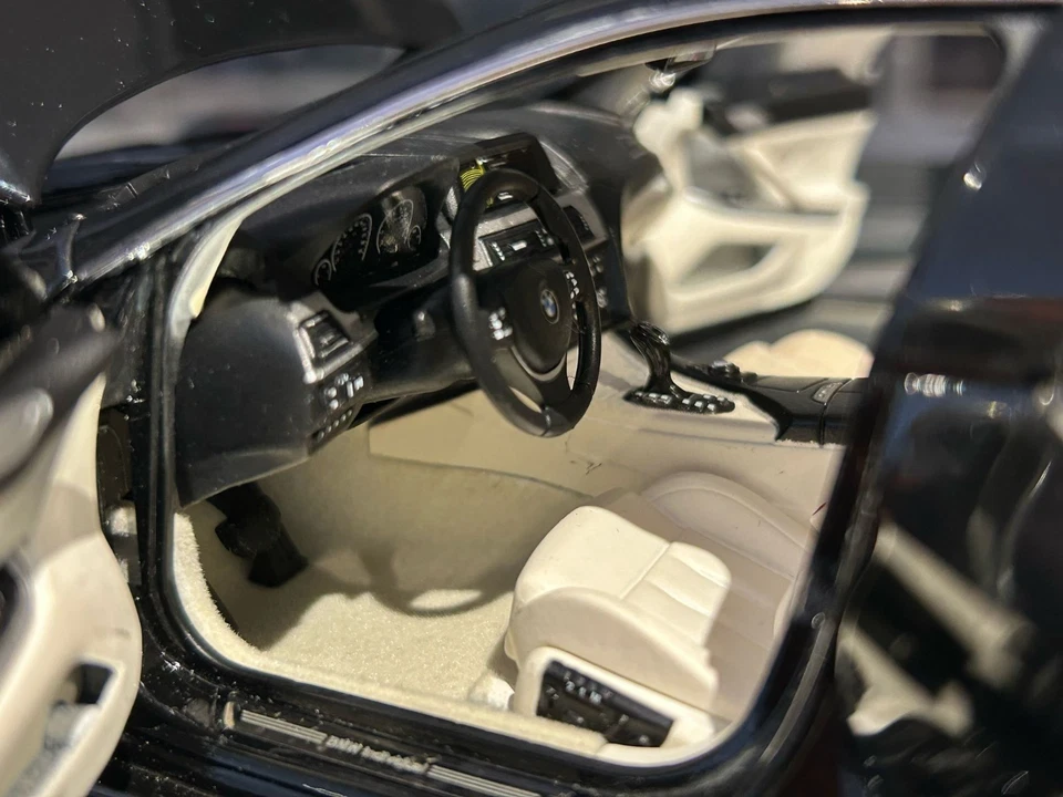 Paragon 1/18 BMW Serie 650i Gran Coupé Black Sapphire Met MINT with Box Dealer - Immagine 4 di 4