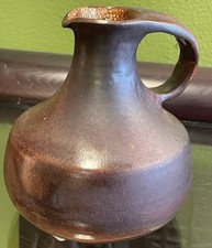 Pichet Céramique Grès Signé Anasse Michel Et Nicole Vallauris 50