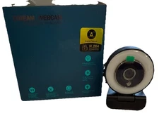 Streaming Webcam With Adjustable Ring Light New In Box