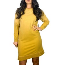 NWT StitchDrop Yellow Sweater Mini Dress SIZE MEDIUM