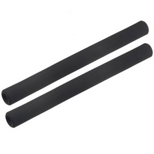 2pcs Foam Tubing for Handle Grip Pipe Insulation 20mm ID 30mm OD 495mm Black