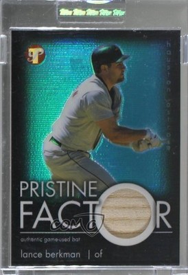 2003 Topps Pristine Pristine Factor Refractor 12/25 Lance Berkman #PF-LB r1i
