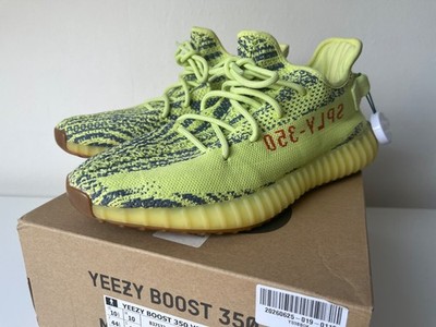 adidas Yeezy Boost 350 V2 - Größe 44 2/3 UK 10 - Semi Frozen Yellow B37572