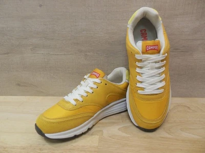 Baskets Femme Camper — Jaune — Cuir & Textile — Style Sport Chic — Neuves - Photo 1/4