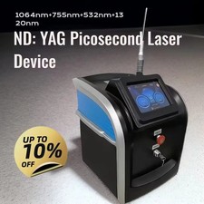 Picosecond ND YAG Laser 4 Probes Tattoo Pigment Care Salon Beauty Machine CE