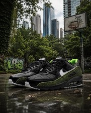 Size 9 Men's - Nike Air Max 90 "Tiempo" Black/White-Black IU0523 010