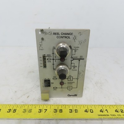 Cerutti RE51040 Reel Change Control Circuit Board / Card Parts of Repair